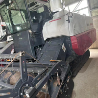 Tracteur agricole d'occasion moissonneuse-batteuse de riz 4LZ-4.5D(YH1180R) pour Yanmar