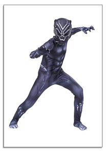 Disfraz de Halloween para Niños, Figura de Acción de <span class=keywords><strong>Pantera</strong></span> <span class=keywords><strong>Negra</strong></span> 2, T'Challa, Traje Zentai, Disfraz de Shuri, Máscara Facial - Product Image 2