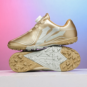 Nouvelles Chaussures de Football d'Entraînement Respirantes pour Enfants, à Boucle Rotative, pour Terrains en Gazon Synthétique (TF), Idéales pour les Garçons du Primaire - Product Image 1