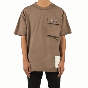 T-shirt de sport pour hommes en polyester de couleur unie avec logo personnalisé t-shirt respirant à séchage rapide pour hommes vente en gros en usine - Product Image 1