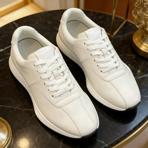 Zapatos de lujo, zapatos deportivos de cuero transpirables para hombre de alta calidad al por mayor, zapatos de moda con logotipo personalizado - Product Image 3