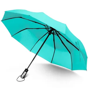 Small Foldable Cheap Folding Windproof Automatic umbrella High Quality Travel Compact mini Umbrella With Custom Logo Print