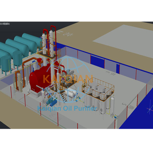 Plastic To Fuel Continuous Batch Waste Black Engine oil Tyre Pyrolysis Oil to Diesel Regeneration Distillation Plant