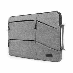 Business Travel <b>Laptop</b> <b>Sleeve</b> Professional Waterproof Polyester Carry Case Handle Ergonomic Physiological Curve Back Support - Product Image 1