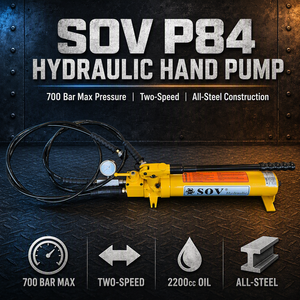 ปั๊มมือไฮดรอลิกเหล็ก ENERPAC รุ่น P-84 สองสปีด ULTIMA สำหรับกระบอกไฮดรอลิกแบบสองทาง ใช้งานได้ 8-10 ปี - Product Image 4