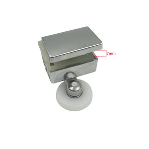 GUIDA 712010 puleggia per box doccia rulli in acciaio inox scorrevoli ruote per porte sospese - Product Image 5