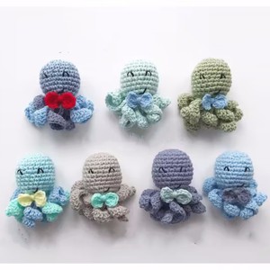 Juguete <span class=keywords><strong>de</strong></span> Peluche <span class=keywords><strong>de</strong></span> Animales Marinos Tejidos a <span class=keywords><strong>Crochet</strong></span>, Muñeco <span class=keywords><strong>de</strong></span> <span class=keywords><strong>Pulpo</strong></span> <span class=keywords><strong>de</strong></span> Algodón, 100% Hecho a Mano, Mini <span class=keywords><strong>Pulpo</strong></span> <span class=keywords><strong>de</strong></span> <span class=keywords><strong>Crochet</strong></span> <span class=keywords><strong>para</strong></span> Bebés - Product Image 4