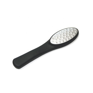 Poignée en plastique <span class=keywords><strong>pied</strong></span> <span class=keywords><strong>vernis</strong></span> dissolvant de callosités simple face lime à pédicure en acier inoxydable - Product Image 5