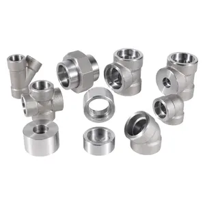 coupling nipple elbow tee flange plug tee olet forged fittings npt forged steel pipe fittings 3000lbs