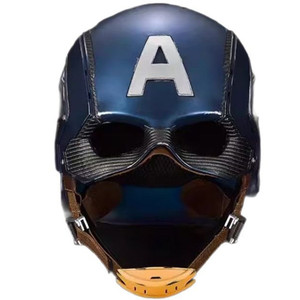 <strong>Captain</strong> Helmet <strong>America</strong> Superhero <strong>Cosplay</strong> Mask Steven Soft Latex Masks Halloween <strong>Cosplay</strong> - Product Image 1