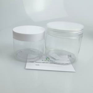 บรรจุภัณฑ์ขวด PET สำหรับเครื่องสำอางขายส่ง ขนาด 100 มล. 120 มล. 150 มล. 200 มล. 250 มล. 4 ออนซ์ 8 ออนซ์ ขวดพลาสติกใสฝ้าแบบปากกว้าง พร้อมฝาสีขาว - Product Image 1