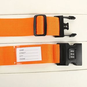 Wholesale Bulk Printed <b>Polyester</b> <b>Lanyard</b> Adjustable Travel Belt Custom Logo Personalized Nylon Luggage Strap - Product Image 4