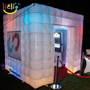 접이식 풍선 LED 사진 디스플레이 스탠드 셀프 서비스 사진 부스 큐브 파빌리온 프린터 풍선 사진 부스 - Product Image 4