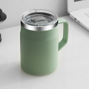 Ly giữ nhiệt cà phê bằng thép không gỉ <span class=keywords><strong>550ml</strong></span> có tay cầm, kiểu dáng tùy chỉnh, di động, kín hơi, có nắp đậy - Product Image 6