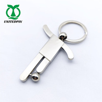 LLavero de Metal de aleación de Zinc, accesorios de llavero de lujo con Forma de cara de metal, sublimación, mini llavero de los trasformadores