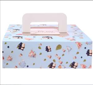 Yaratıcı noel hediyesi kutu yeni yıl şeker kutusu pişirme ay kek çerez sarısı pasta kağit kutu hediye ambalaj Opp torba klasik - Product Image 3