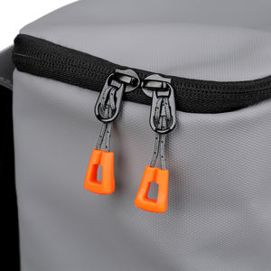 Personalizado con estilo gris impermeable Unisex jóvenes viaje negocios solapa bolsa antirrobo USB carga portátil escuela mochila para adolescente - Product Image 6