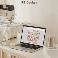 Logiciel de conception de motifs de broderie Brother PE-Design 11.31 Chinois Anglais Fabriqué en Chine