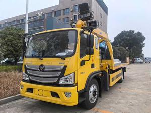 Grúa de plataforma plana de acero Foton de 5 toneladas con grúa multifuncional para asistencia en carretera, remolque de plataforma baja para recuperación de vehículos - Product Image 5