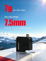 Le micro-servo ultra-fin KST CM07 convient aux avions RC F3K DLG et d'intérieur, fabriqué en Chine continentale.