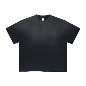 Camiseta Vintage 250G Estilo Lavado de Gran Gramaje con Logotipo Personalizado, Fabricación de Camisetas para Hombre, Ajuste Perfecto, Bordado - Product Image 5