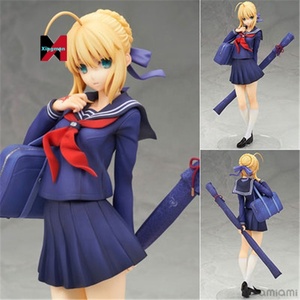 Fate Stay Night Saber uniforme escolar figura <span class=keywords><strong>Anime</strong></span> modelo Artoria PenDragoned regalo coleccionable en caja - Product Image 5