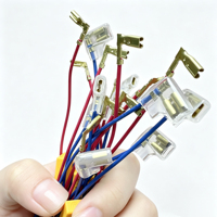 X2 MKP 0,1uF 275VAC EMI-Filter Kabelbaum mit T-Tap Schnellverbinder und Flachstecker für Netzteile