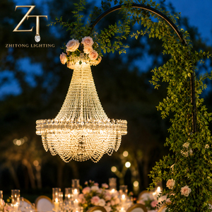 <span class=keywords><strong>Lampadario</strong></span> Moderno Decorativo in Cristallo <span class=keywords><strong>per</strong></span> Matrimoni, <span class=keywords><strong>Lampadario</strong></span> da Esterno <span class=keywords><strong>per</strong></span> Eventi e Giardini - Product Image 1