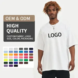 High Quality Black Heavyweight T-Shirt For Men Women Custom Screen Printing Logo T Shirt Size S M L XL XXL XXXL
