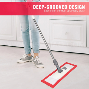 Serpillère télescopique en velours corail, nettoyage supérieur pour les sols en bois dur et en carrelage, très absorbante, remplacement pour une <span class=keywords><strong>entretien</strong></span> facile des sols - Product Image 3