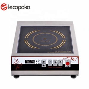 Quemador de inducción portátil ih de acero inoxidable, Cocina de Inducción eléctrica comercial, 110v/220v, 3500w, 3500 kW - Product Image 5