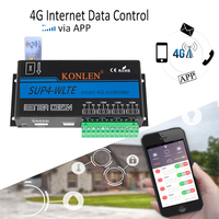 Contrôleur SUP4 4G LTE avec relais 4 canaux, 4 entrées analogiques, liaison GSM, thermostat intelligent, contrôle par SMS, appel et application