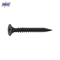 NBHC027SC Vis métriques pour cloisons sèches autotaraudeuses en gypse noir Vis pour cloisons sèches de bonne qualité Vis noire