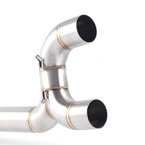 FZ6S FZ6N connecteur de silencieux d'échappement de moto tuyau moyen pour <span class=keywords><strong>Yamaha</strong></span> <span class=keywords><strong>FZ</strong></span>-6S de <span class=keywords><strong>FZ</strong></span>-6N FZ6 S2 Fazer <span class=keywords><strong>600</strong></span> exapes de silencieux d'échappement - Product Image 6