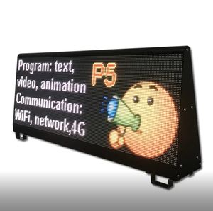 LED affichage <span class=keywords><strong>voiture</strong></span> toit publicité Led écran d'affichage pour <span class=keywords><strong>voiture</strong></span> Led affichage publicitaire pour voitures de Taxi - Product Image 4
