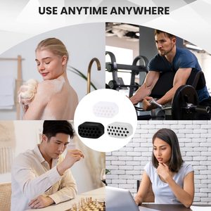 Mặt cổ cơ bắp hàm Exerciser chất lượng tốt silica gel chăm sóc cá nhân hàm huấn luyện viên xác định jawline bài tập với mỏng - Product Image 5