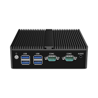 BKHD G30 j1900 Generasi ke-4 Intel Core Mini PC Industri Tanpa Kipas Dual LAN Dual COM RS232 RS485 Komputer Tertanam