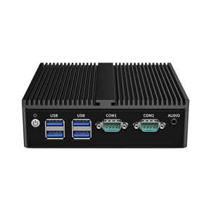 BKHD G30 j1900 มินิพีซีอุตสาหกรรมไร้พัดลม Intel Core รุ่นที่ 4 พร้อมพอร์ต LAN คู่ COM คู่ RS232 RS485 คอมพิวเตอร์ฝังตัว - Product Image 1