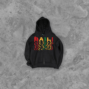 Algodón Heavyweight 450GSM Alta calidad En blanco Personalizado Logotipo propio Diseño personalizado Imprimir Logo Cremallera-Up Sólido Bordado Sudadera con capucha para hombres - Product Image 4