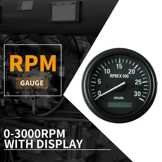 Engine Tachometer and Hours Meter 3049555