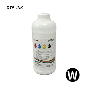 Consommables pour imprimantes : Kit d'encre DTF 1000 ml (CMYK et blanc) à base de colorants pour recharge de cartouches d'imprimante, compatible - Product Image 3