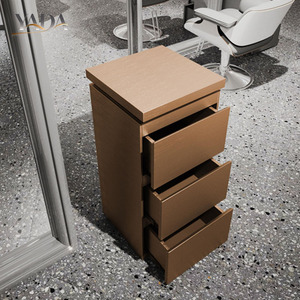 Carrello da Salone in Acciaio Inossidabile con 5 Cassetti e Ruote Bloccabili - Carrello Mobile per Estetisti e Barbieri - Product Image 6