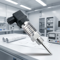 Transmitter Suhu Tahan Panas PT100 Industri Tipe Plug-in dengan Output Sinyal Terintegrasi RS485