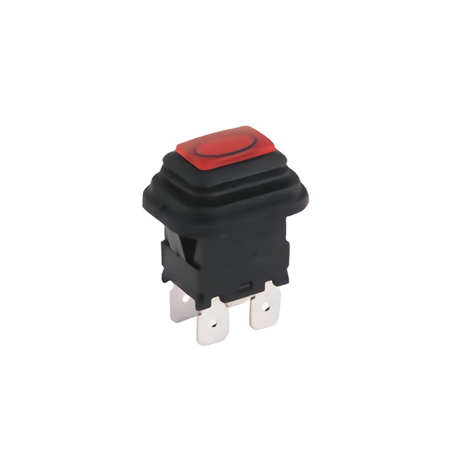 High Performance on Off Push Button Switch with RL5 Series 16A 250VAC Rating for Industrial Use
