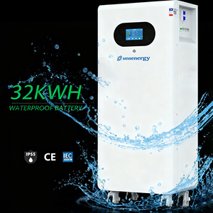 SMSEnergy 51.2V 628Ah 리튬인산철 배터리 팩 BMS 하이브리드 그리드 30-40KW 최고의 가정용 에너지 솔루션 32kWh 5년 수명 - Product Image 1