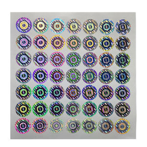 थोक रजत होलोग्राफिक 3D चित्र इलेक्ट्रॉनिक स्मार्ट घड़ी सूरज ग्लास मोबाइल फोन ऑटो बैंक जालसाजी लेबल स्टीकर - Product Image 5