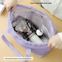 Sac de plage Yiwu de luxe en maille respirante pour l'été, grand format, sac fourre-tout ajouré, sac seau pliable avec cordon de serrage, sac intérieur de rangement pour le voyage et le shopping