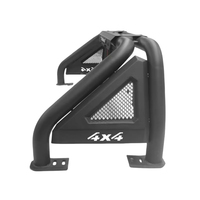 Barre de protection robuste en acier pour pick-up Hilux Ranger Tacoma, universelle, tout-terrain, sport, avec feux stop LED et plaques latérales noires anti-corrosion