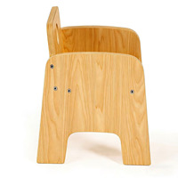 Meubles préscolaires en bois populaires pour enfants, chaise en bois pour chambre d'enfant et chaise de mobilier pour crèche