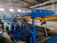 Machine de formage de panneaux de toiture en métal galvanisé à double couche Huatong, 380V haute puissance 5,5KW, contrôle PLC Delta Taïwan